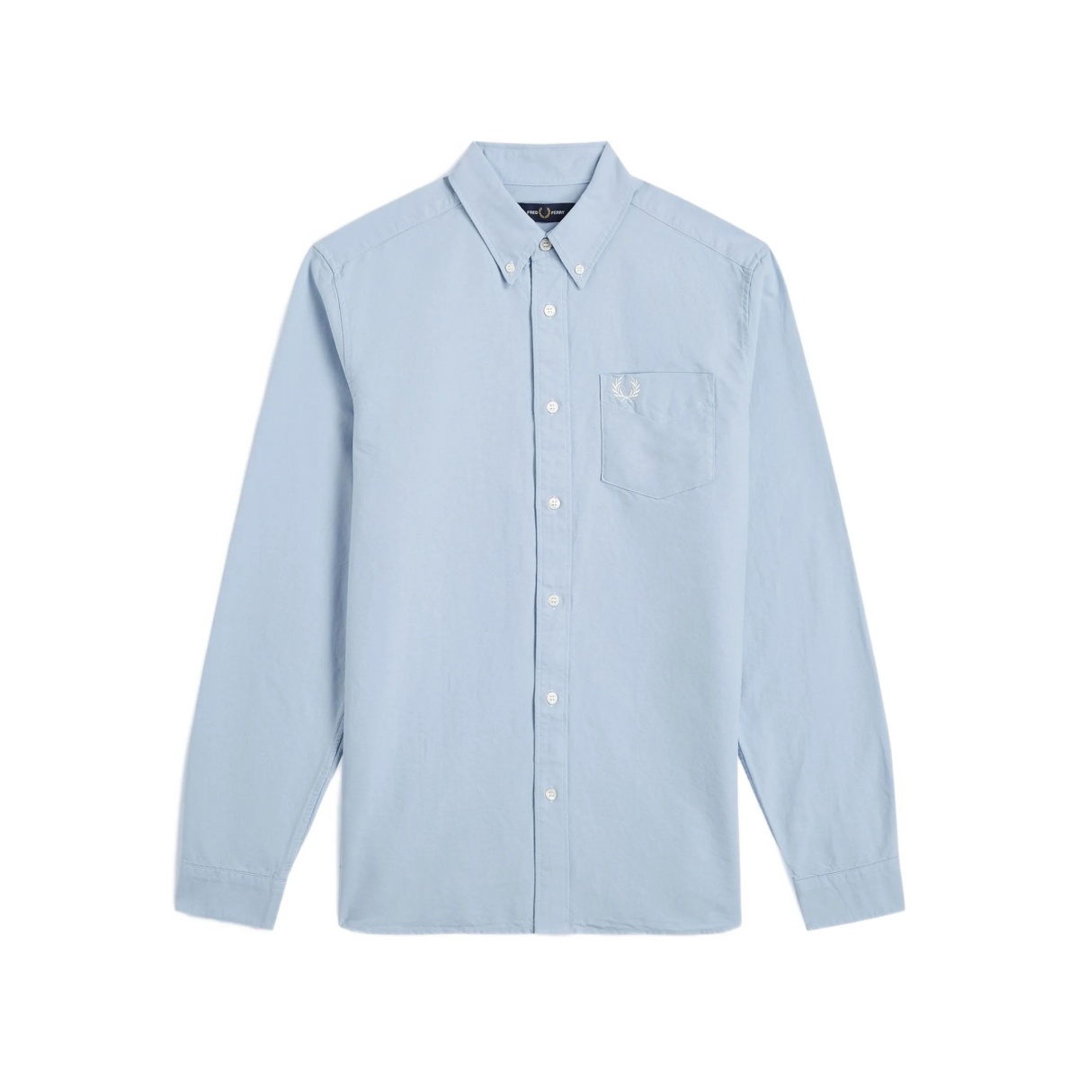 logo-embroidered button-down shirt
