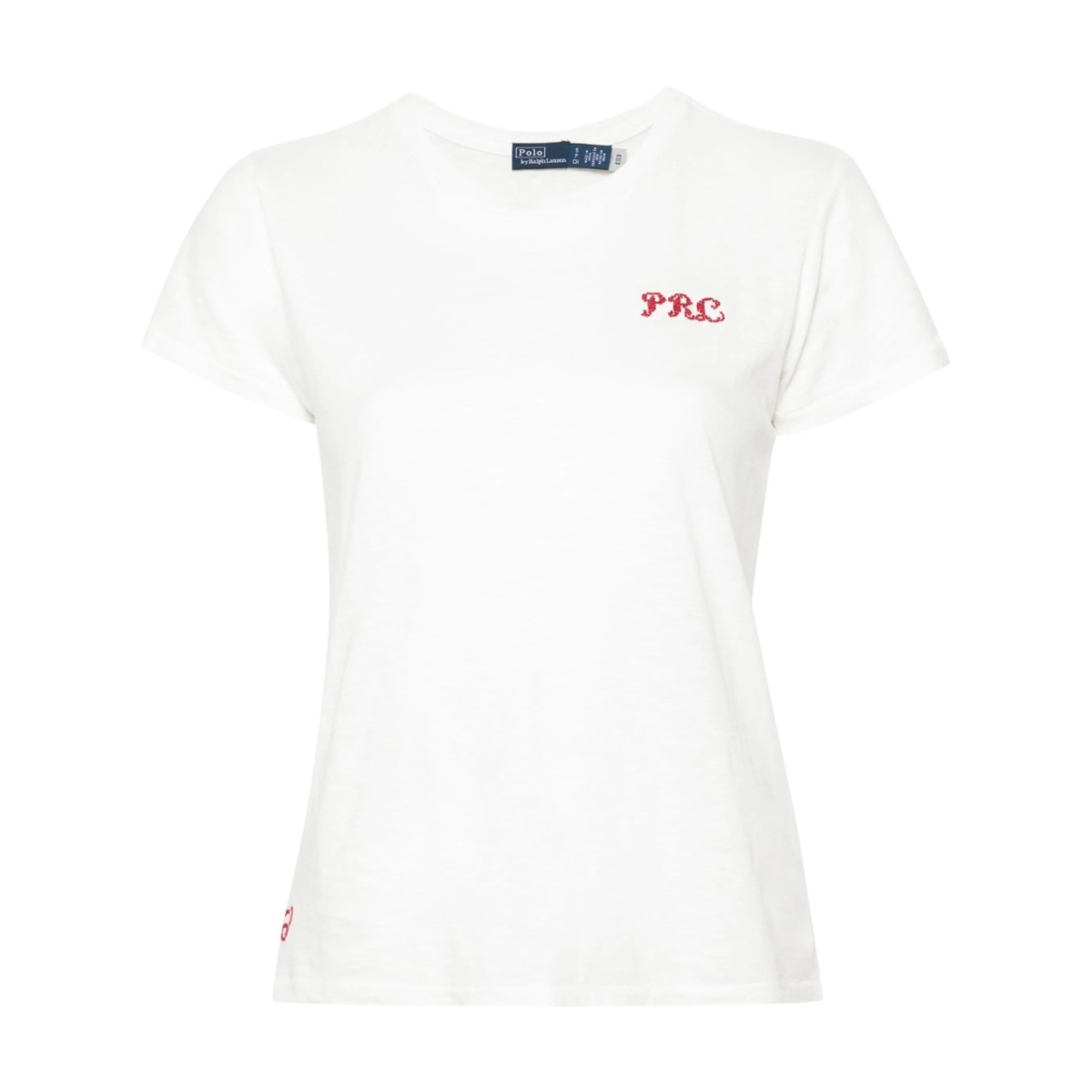 logo-embroidered cotton T-shirt