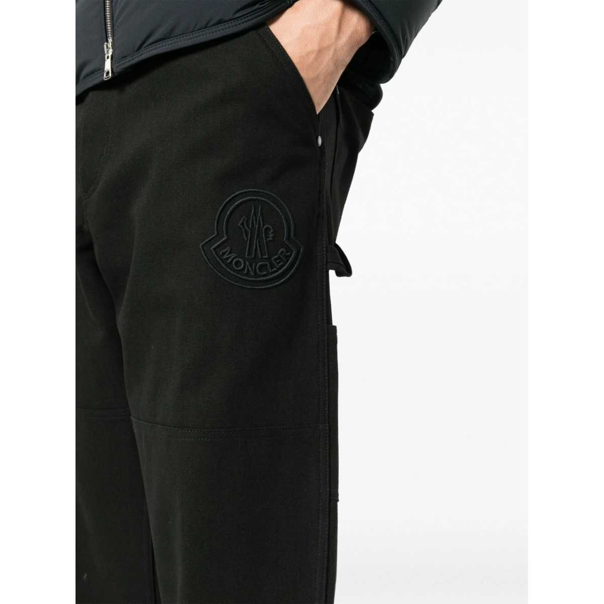 logo-embroidered cotton track pants - Img 5