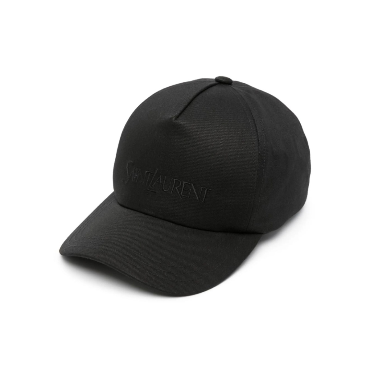 logo-embroidered gabardine-weave cap