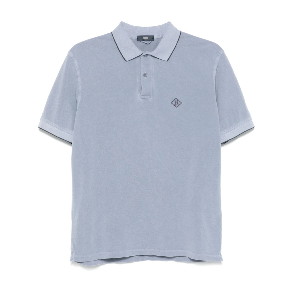 logo-embroidered polo shirt