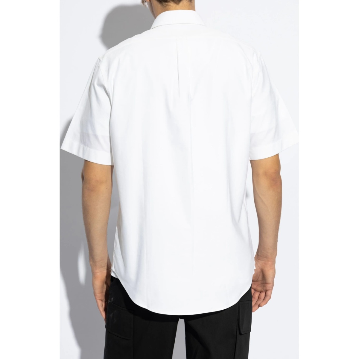 logo-embroidered shirt - Img 4