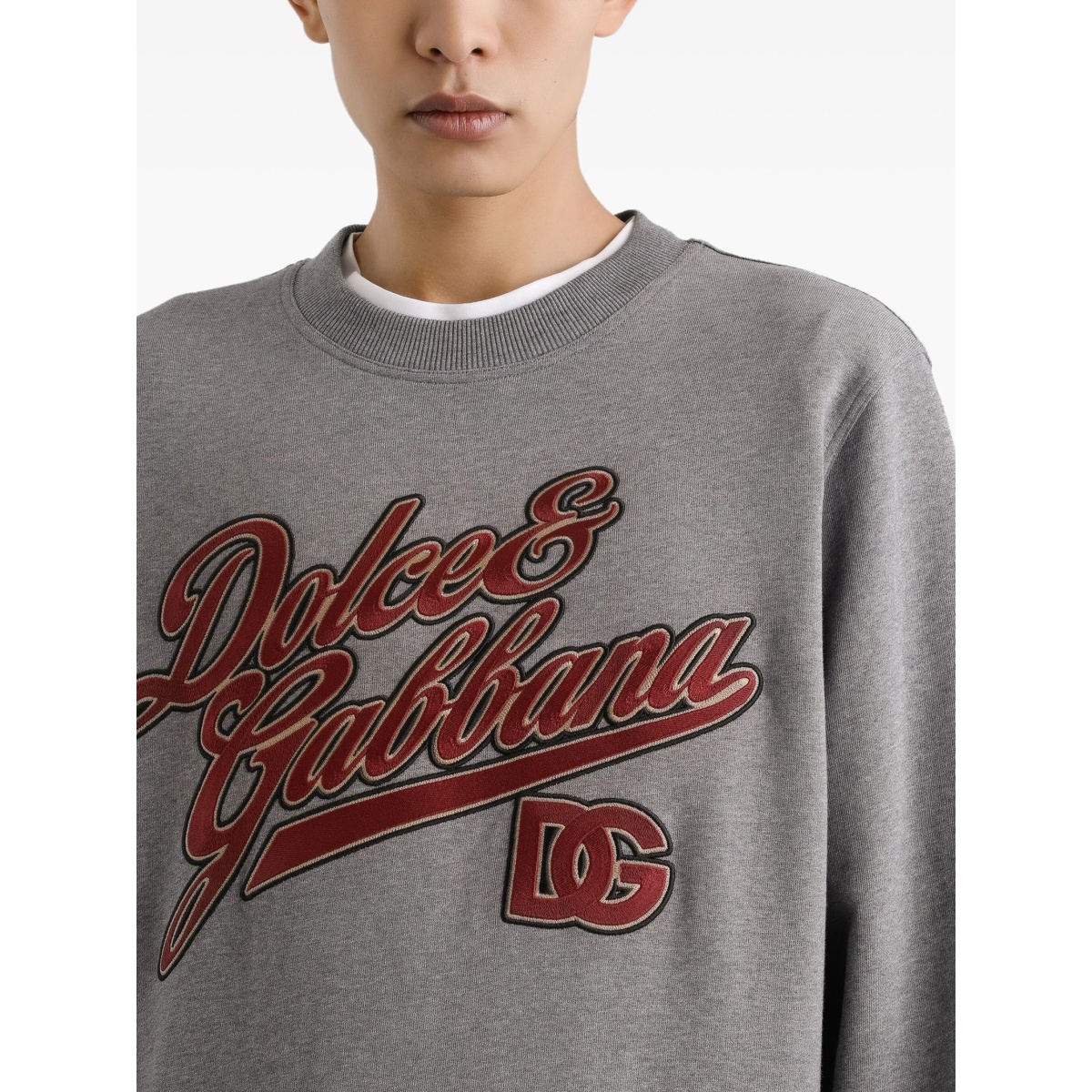 logo-embroidered sweatshirt - Img 4