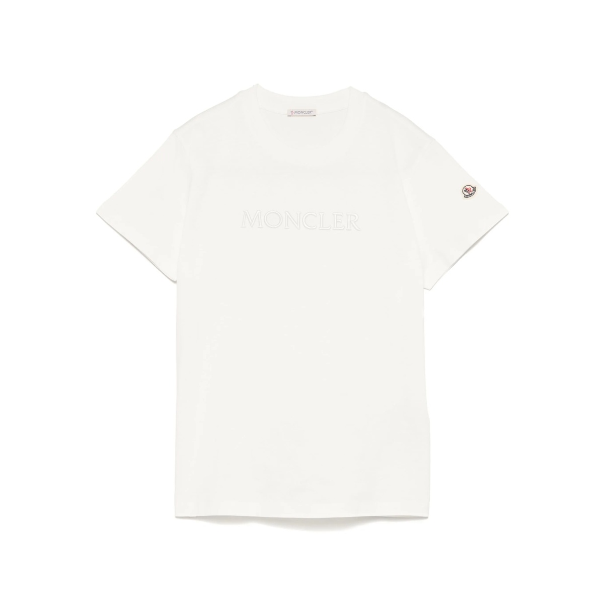 logo-embroidered T-shirt
