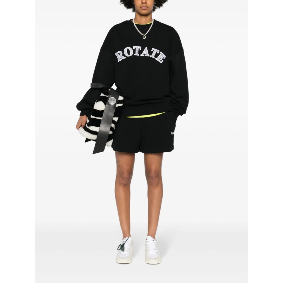 logo-embroidered track shorts - Img 2