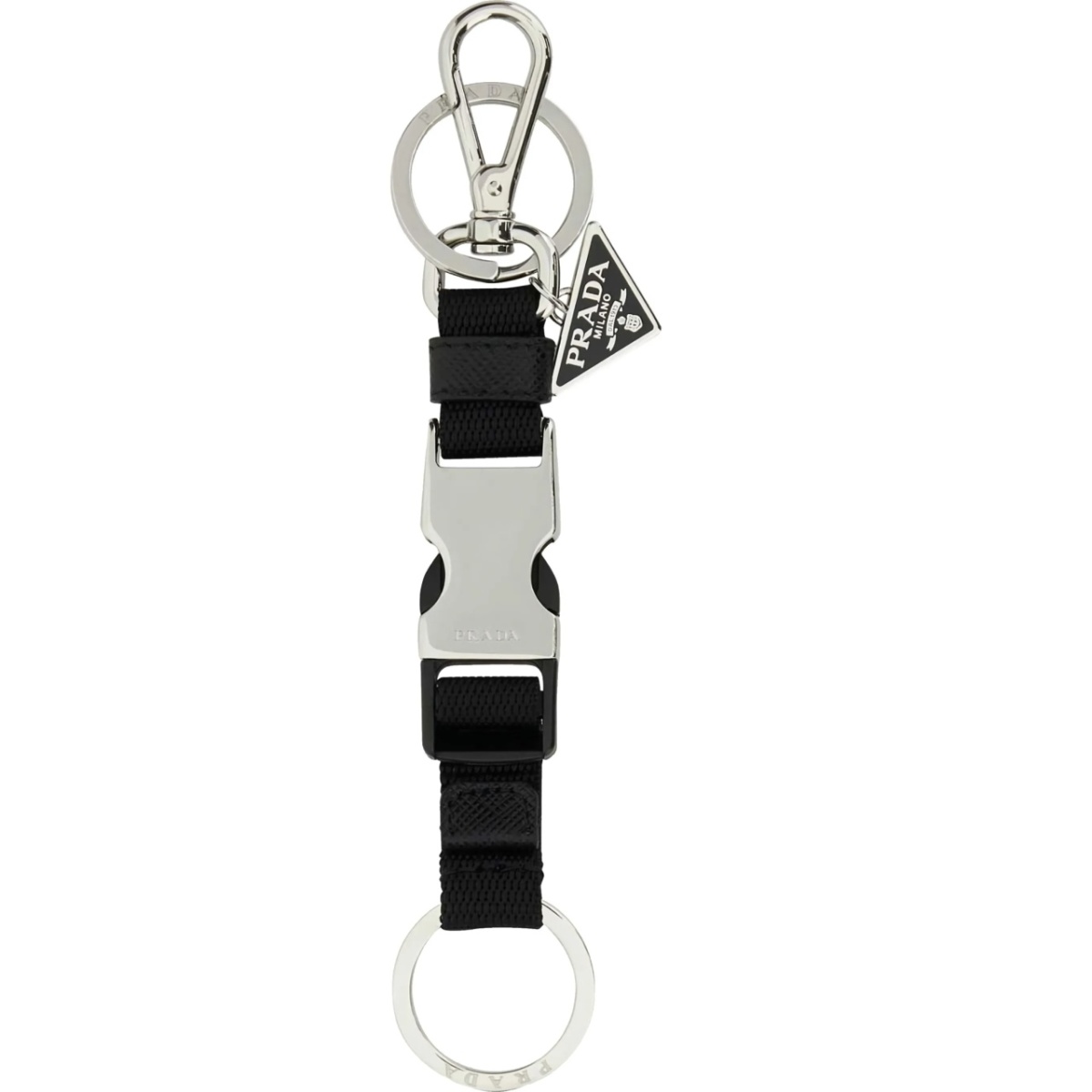 logo-engraved keyring