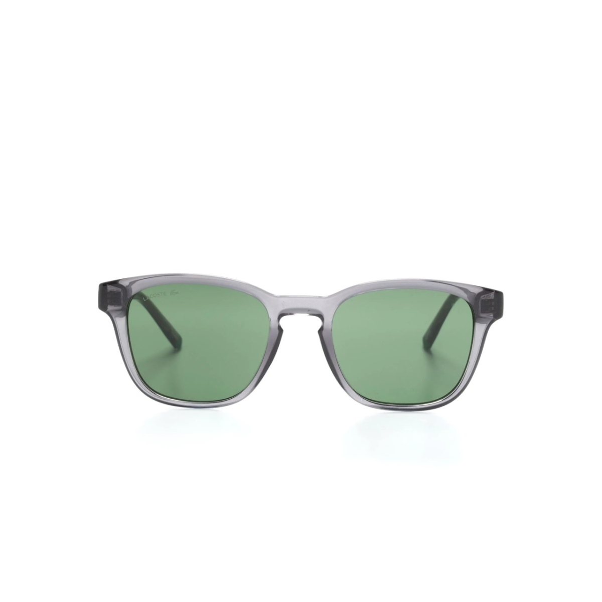 logo-engraved square-frame sunglasses