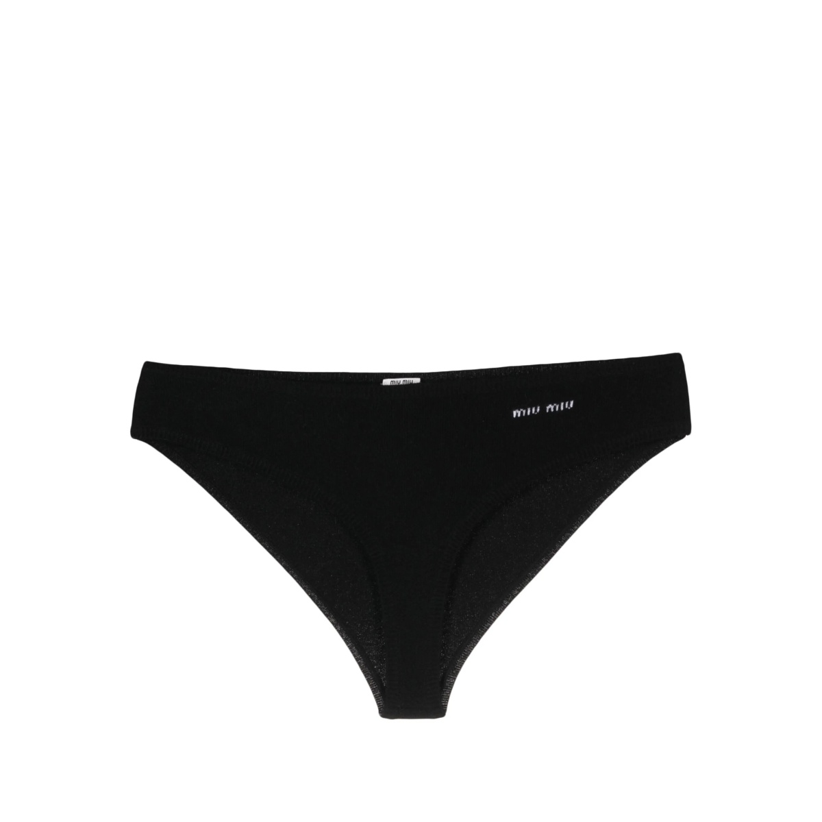 logo-intarsia cashmere-blend briefs