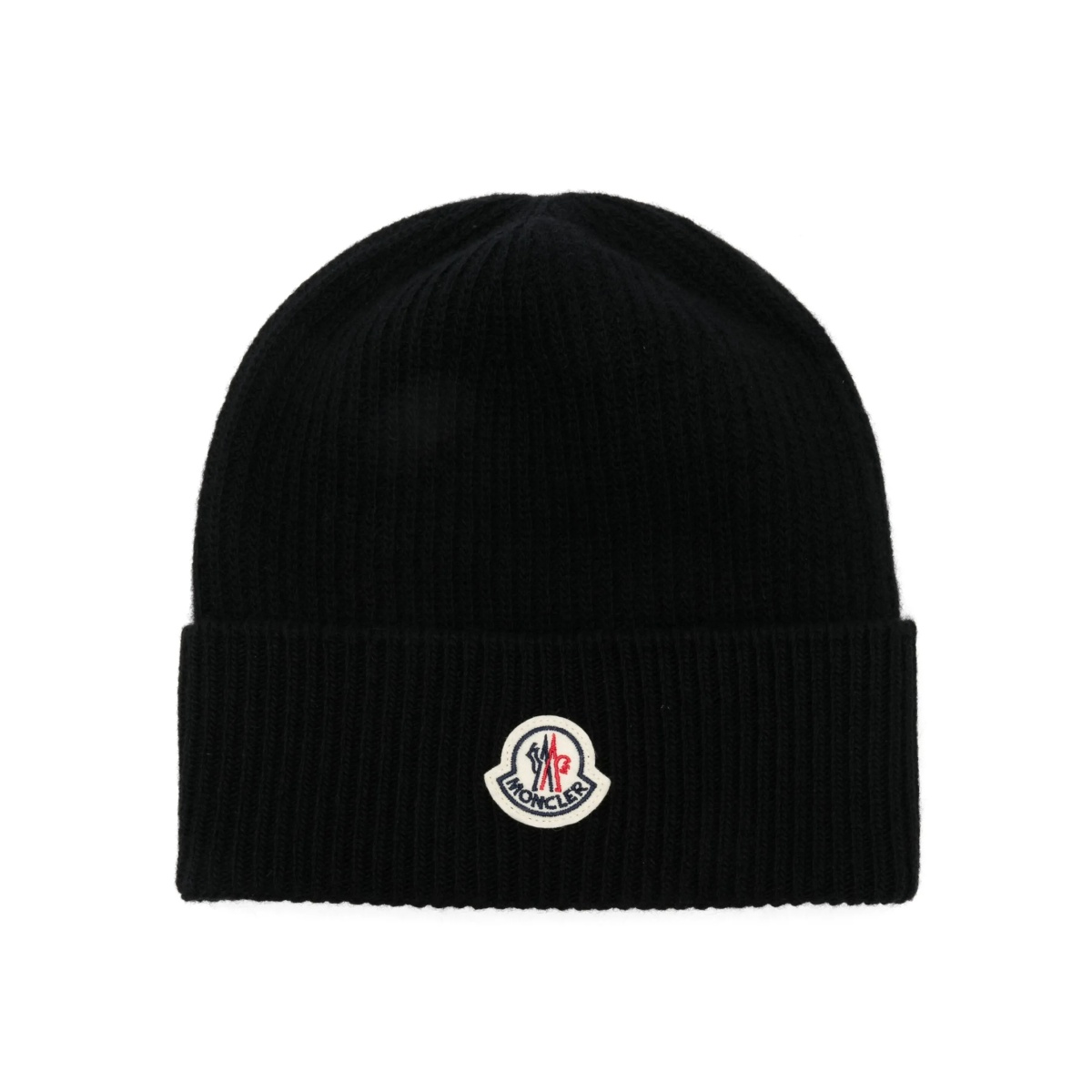 logo-patch beanie hat