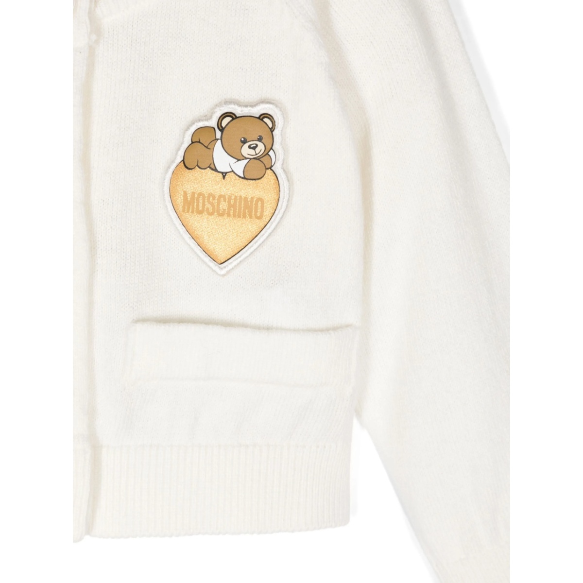 logo-patch cardigan - Img 3
