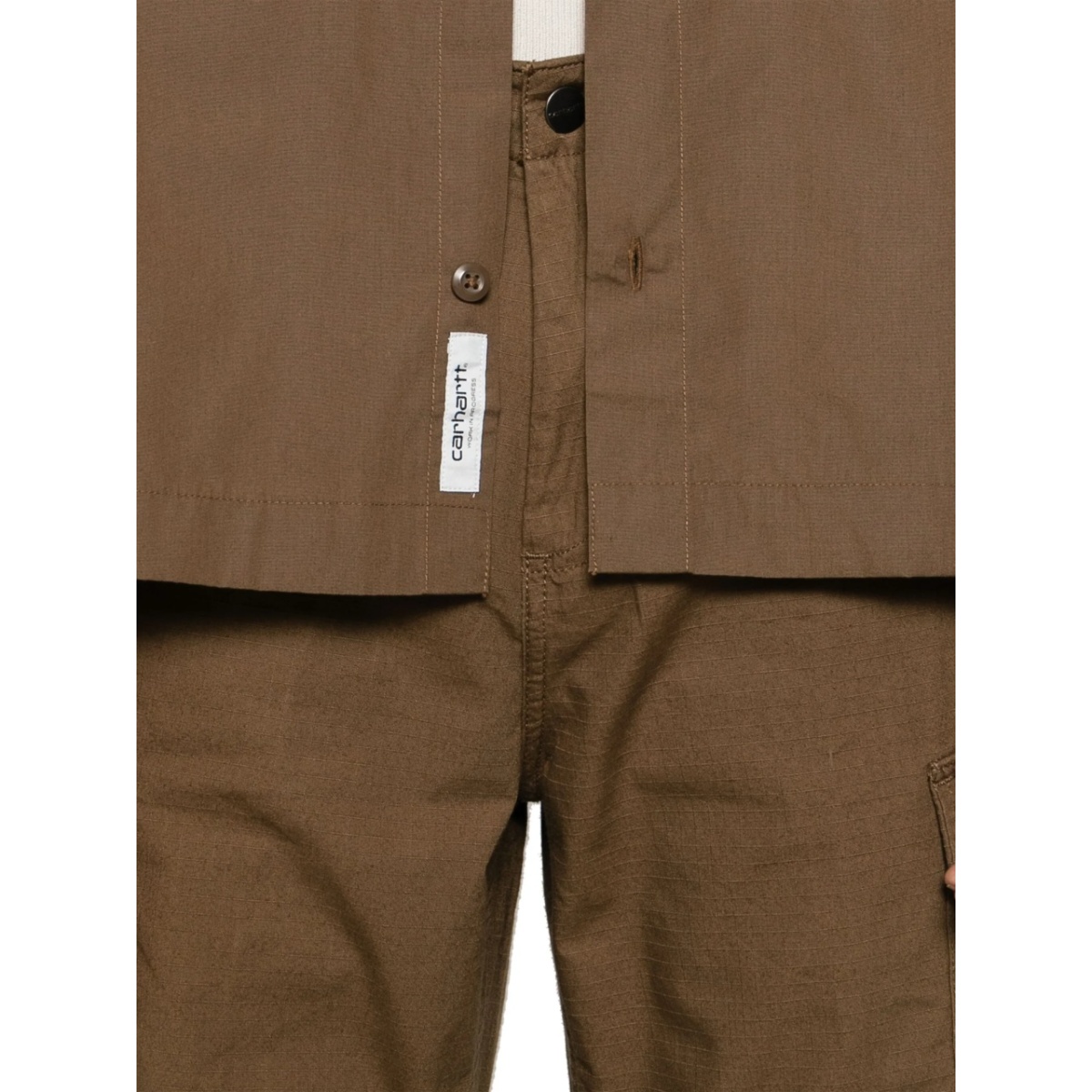 logo-patch cargo shorts - Img 5