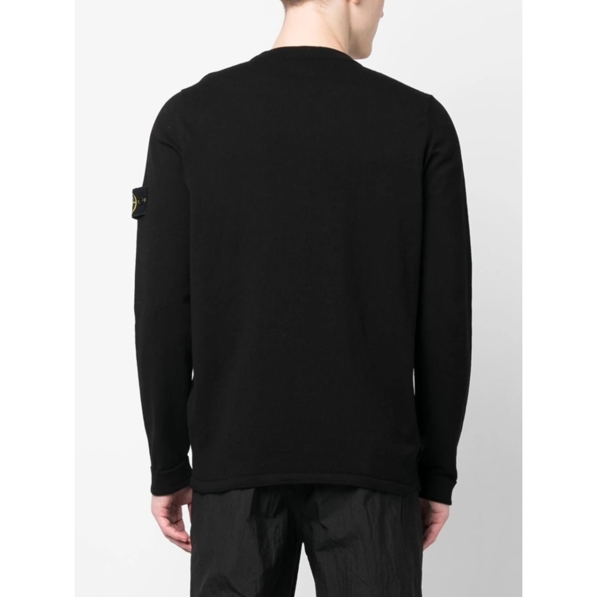 logo-patch crew neck jumper - Img 4