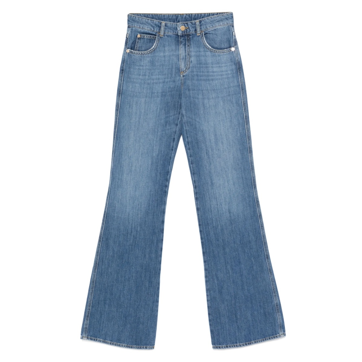 logo-patch jeans