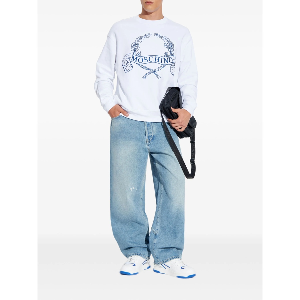 logo-patch jeans - Img 2