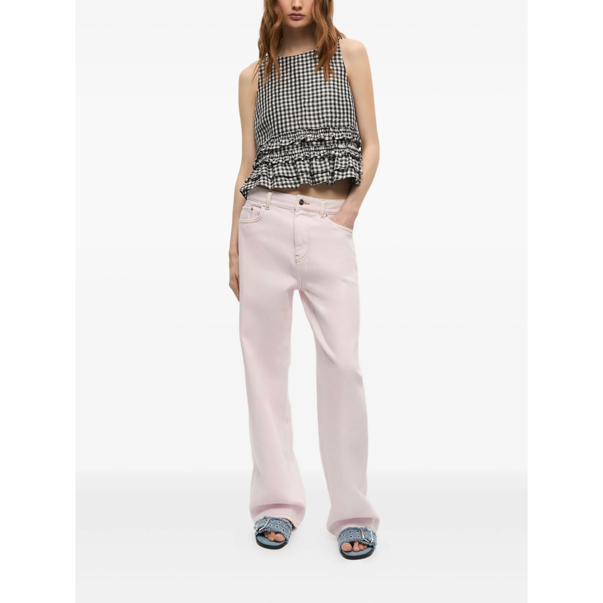 logo-patch jeans - Img 2