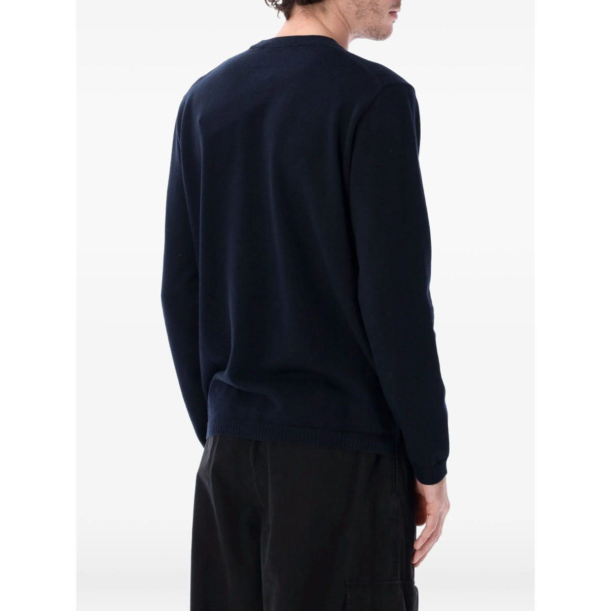 logo patch knit sweater - Img 2