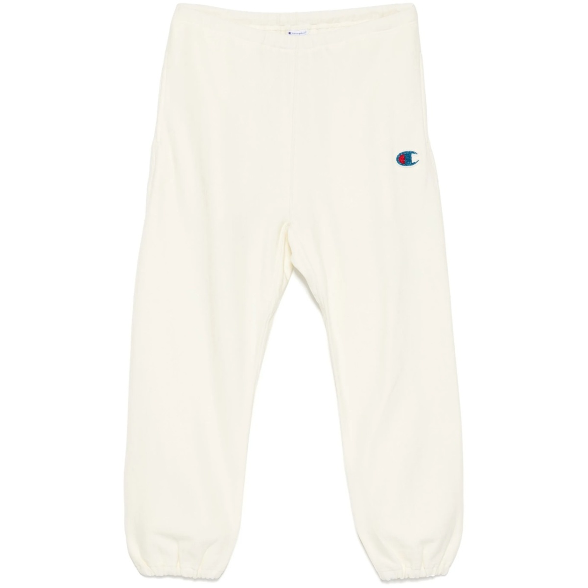 logo patch pants