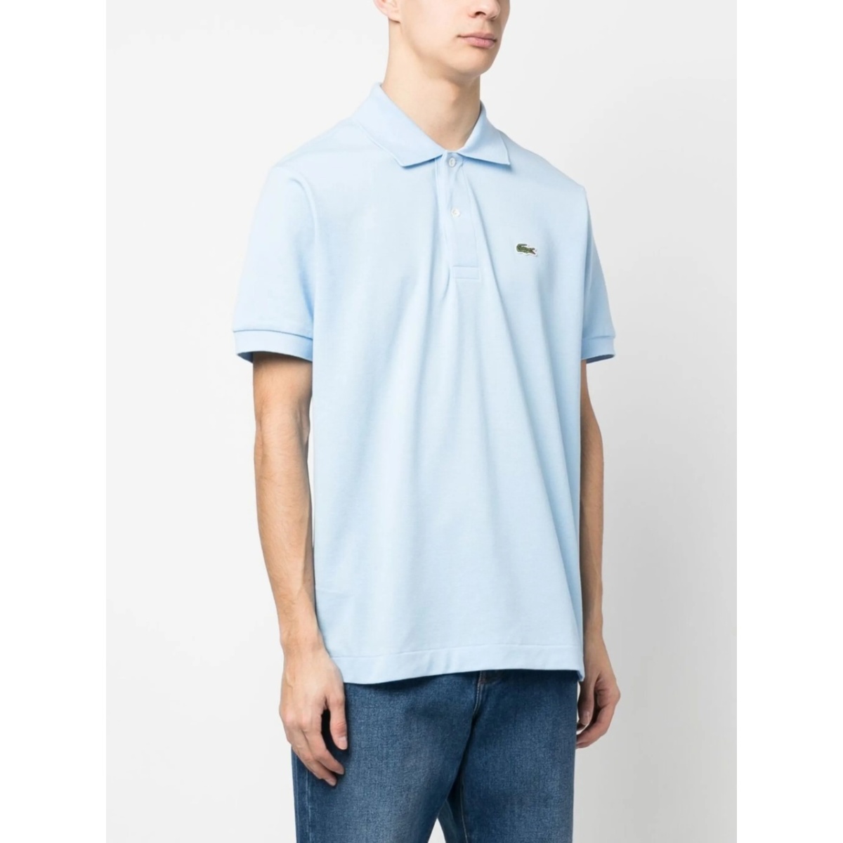 logo-patch polo shirt - Img 3