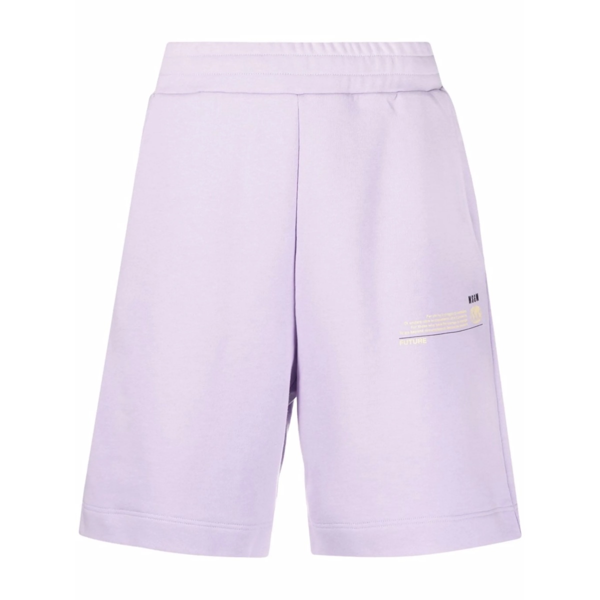 logo patch track shorts