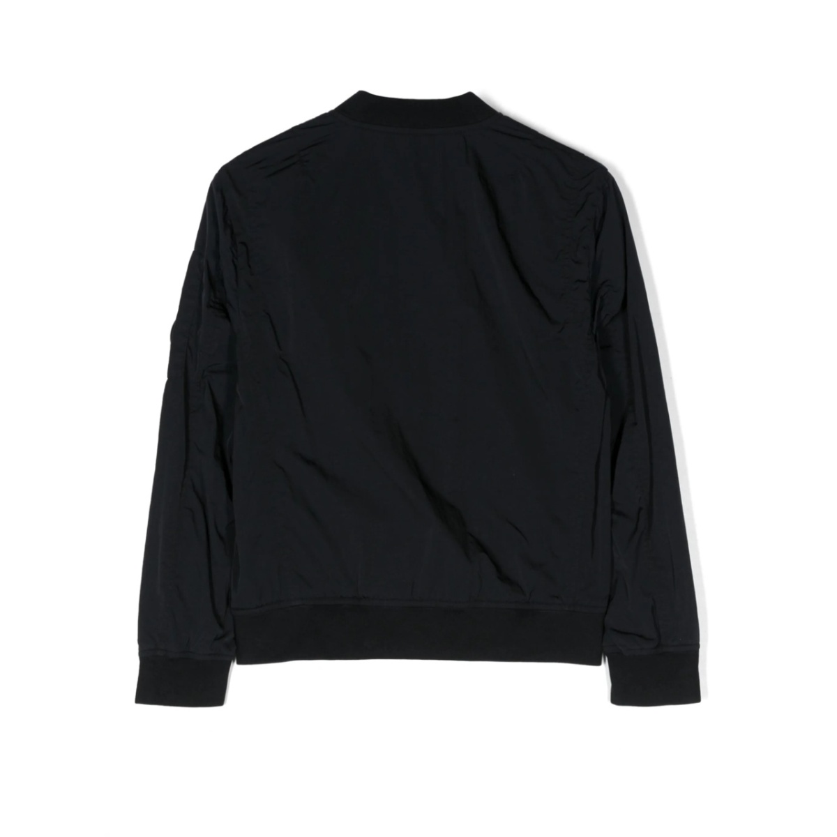 logo-patch zip-up bomber jacket - Img 2