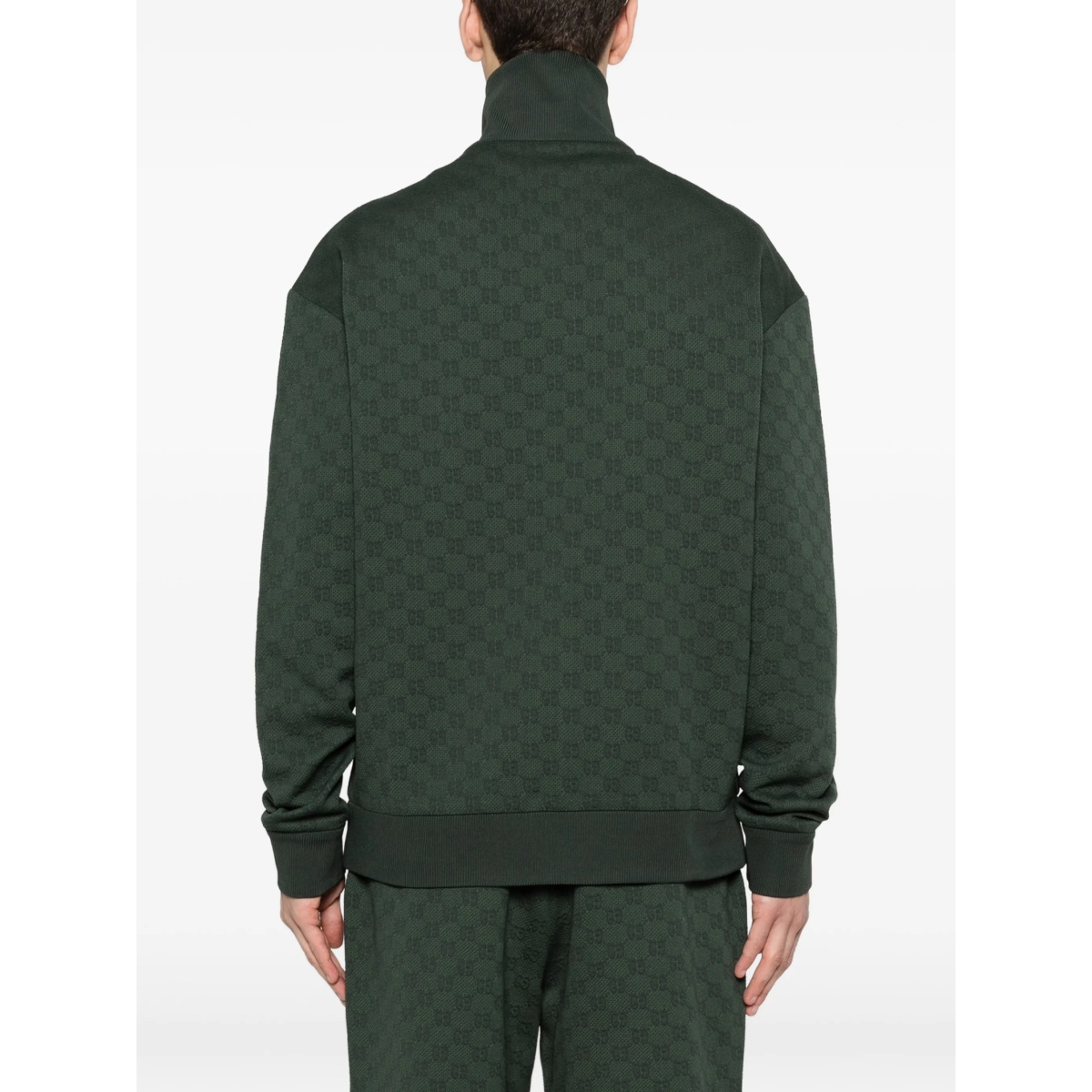 logo-pattern jacket - Img 4