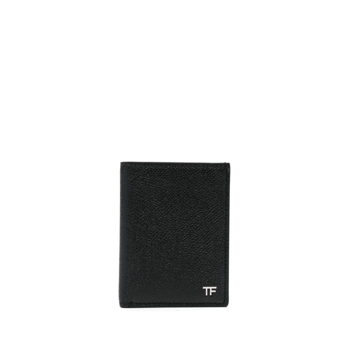 logo-plaque bi-fold leather wallet