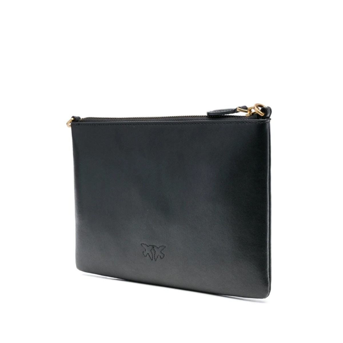logo-plaque leather satchel bag - Img 3