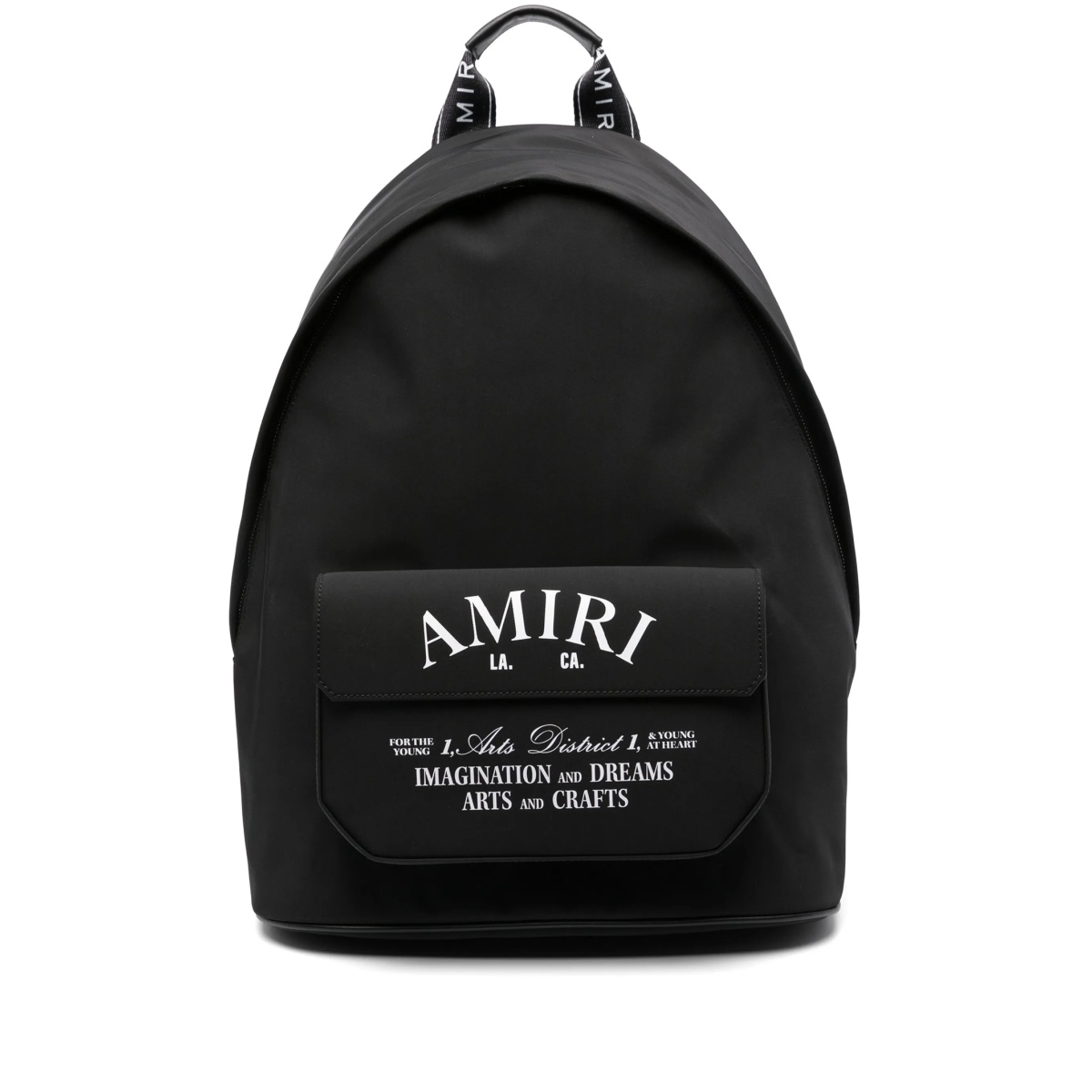 logo-print backpack
