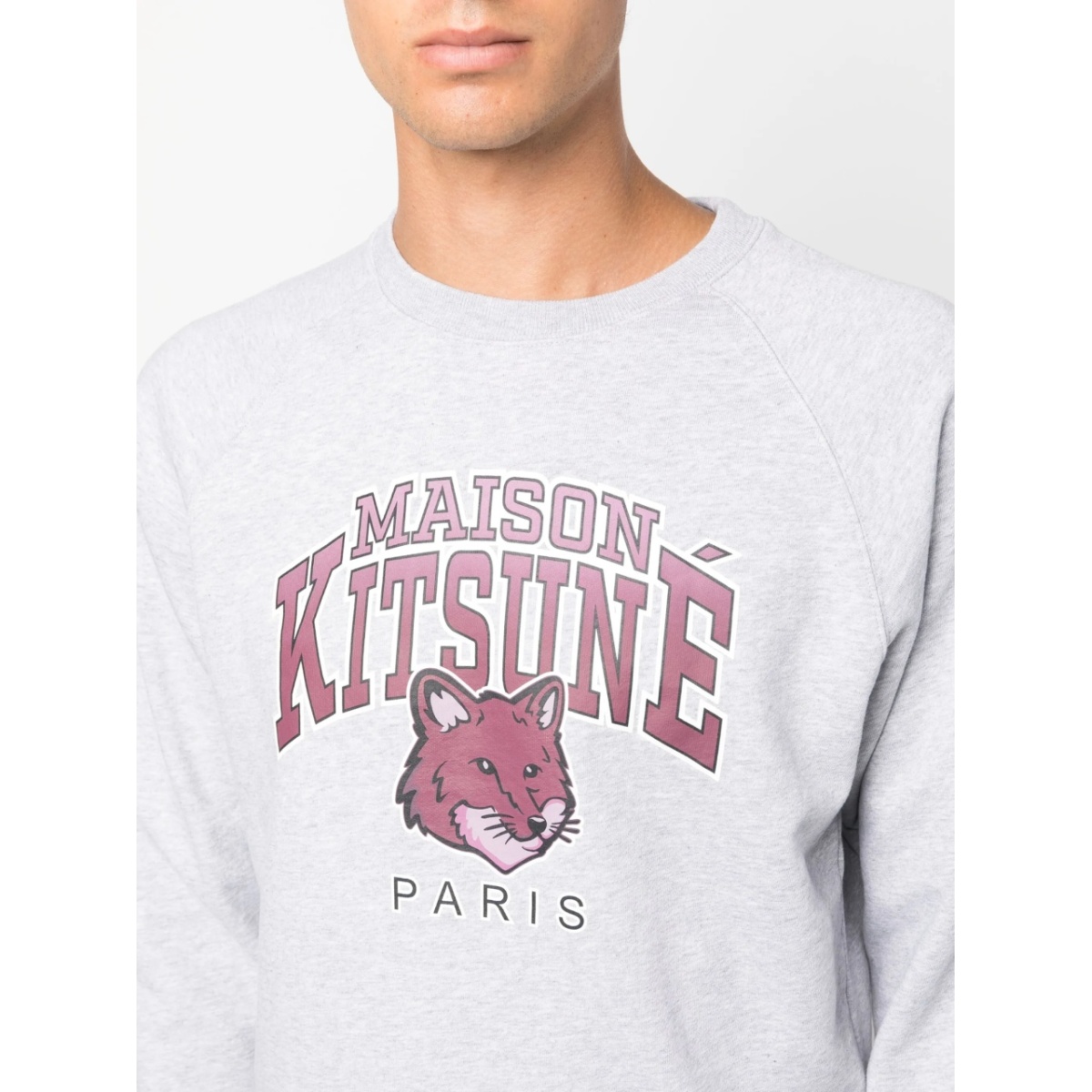 logo-print cotton sweatshirt - Img 5