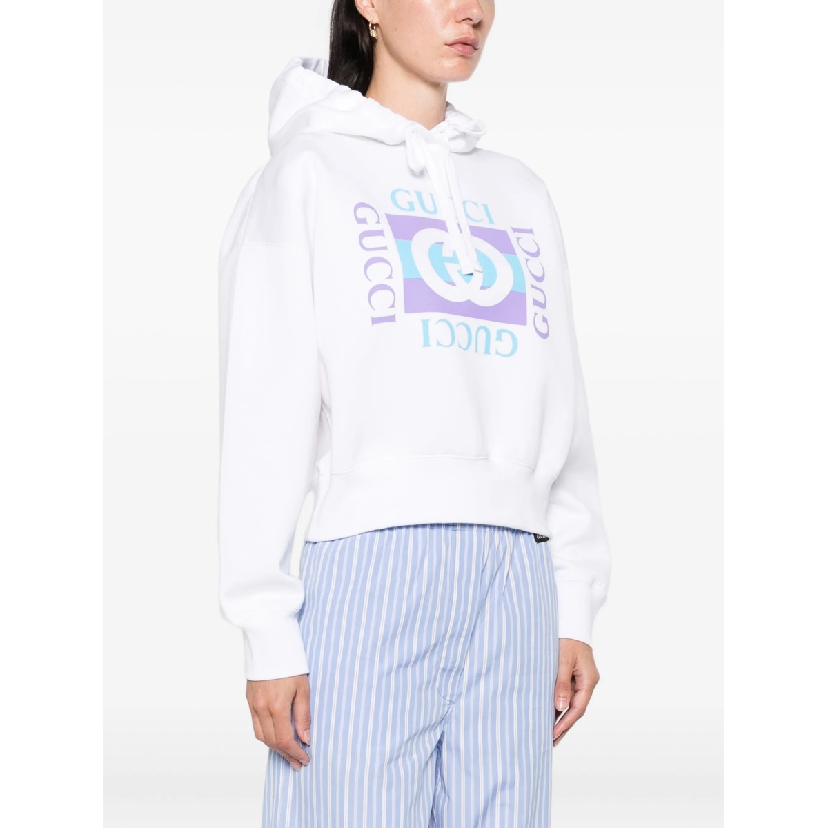logo-print hoodie - Img 3