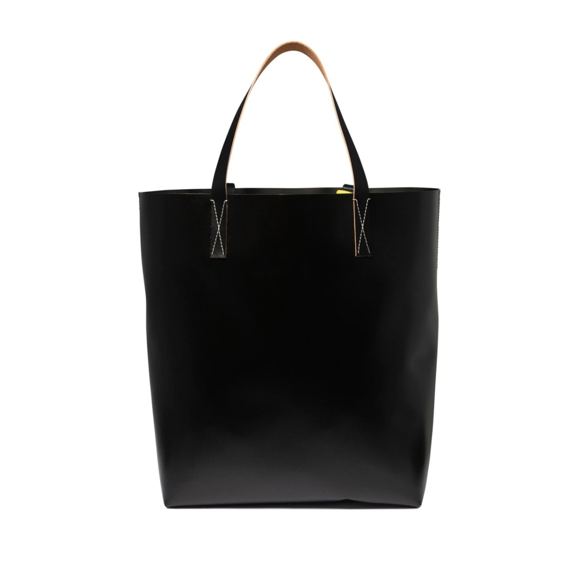 logo-print leather tote bag - Img 2