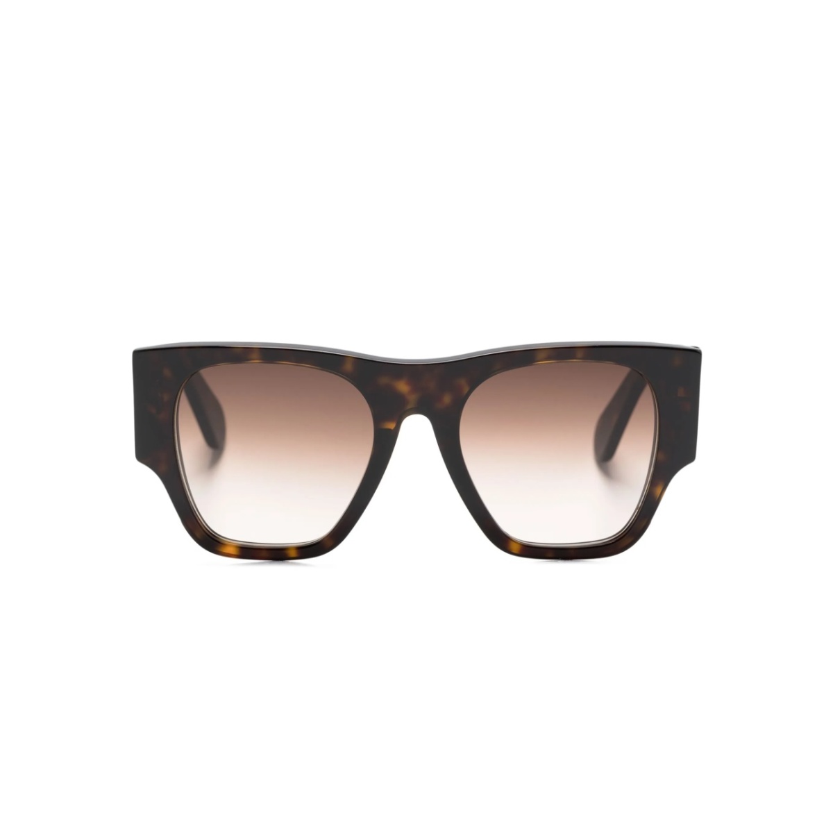 logo-print oversized sunglasses