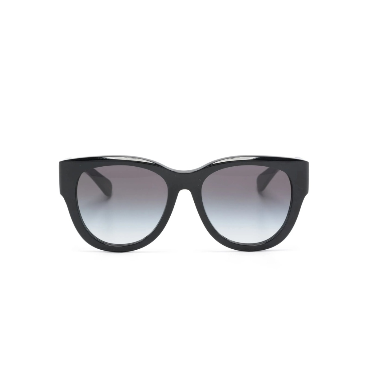 logo-print round-frame sunglasses
