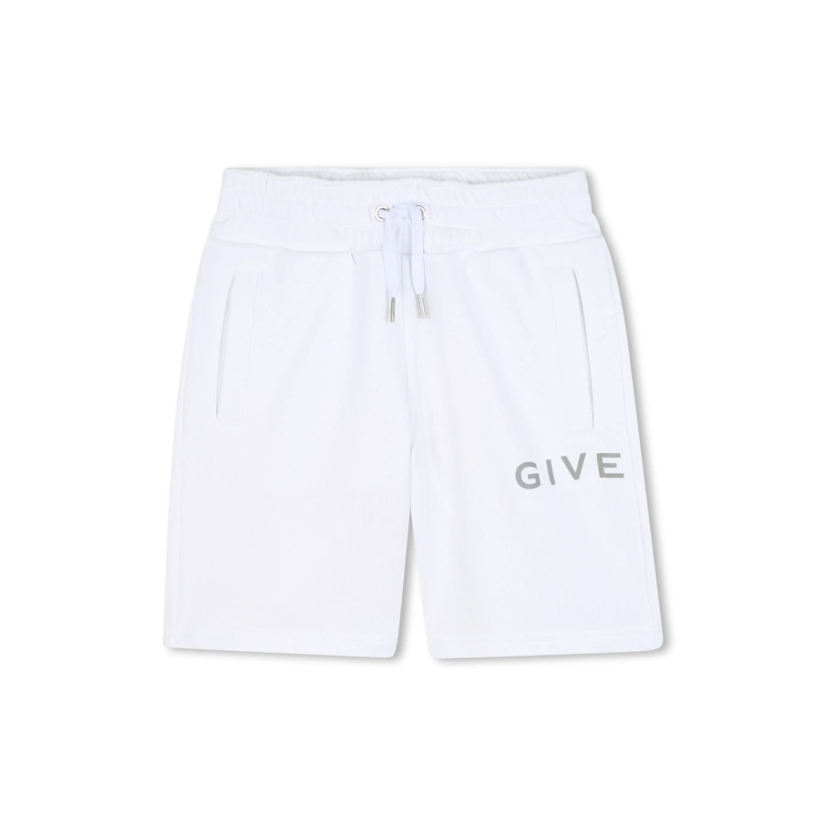 logo-print shorts
