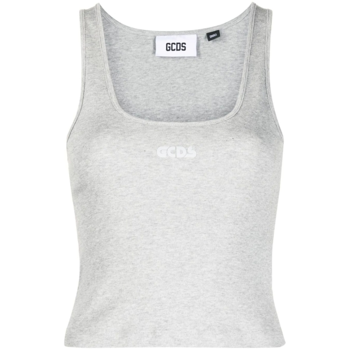 logo-print tank top