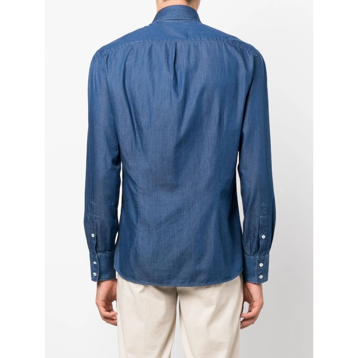 long-sleeve denim shirt - Img 4