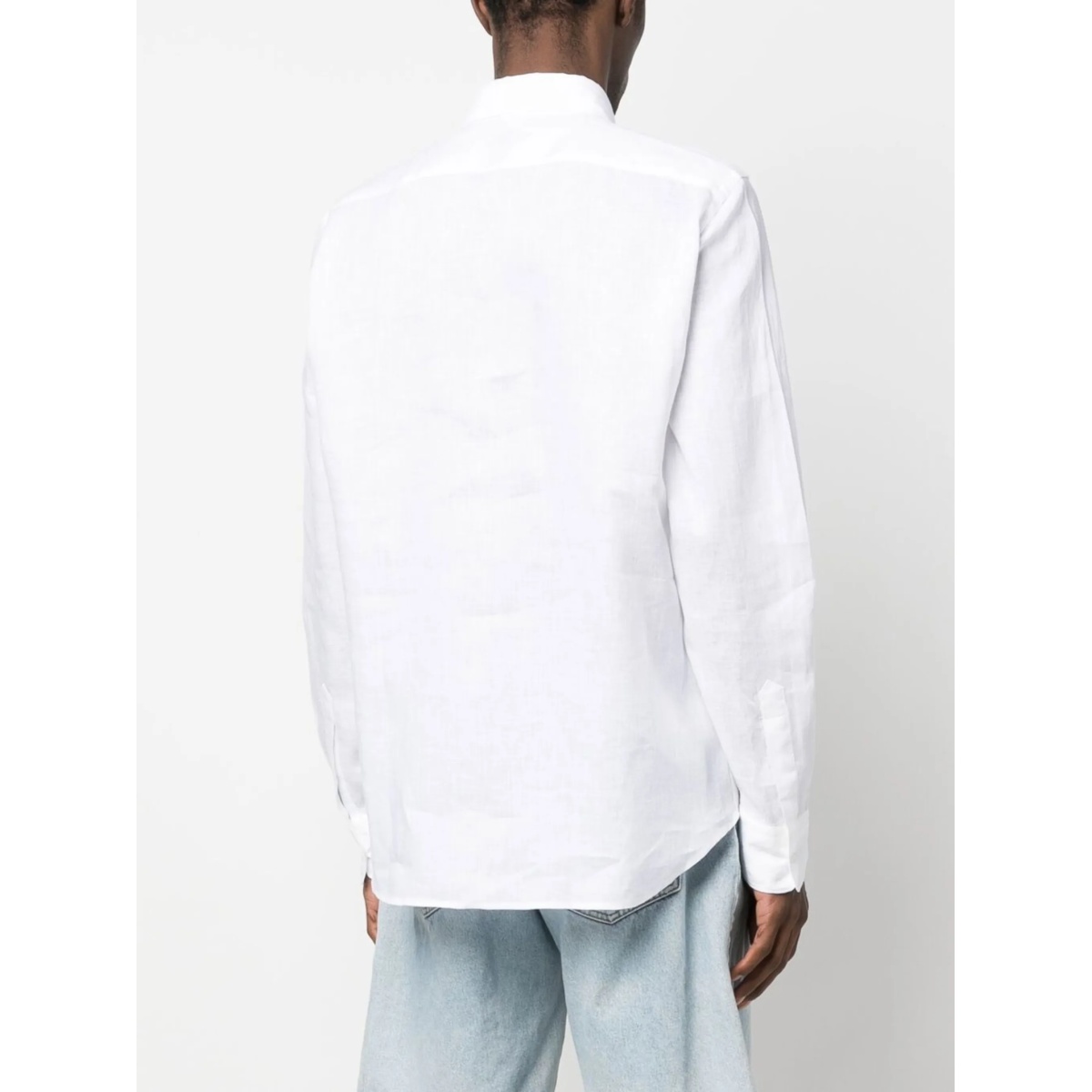 long-sleeve linen shirt - Img 4