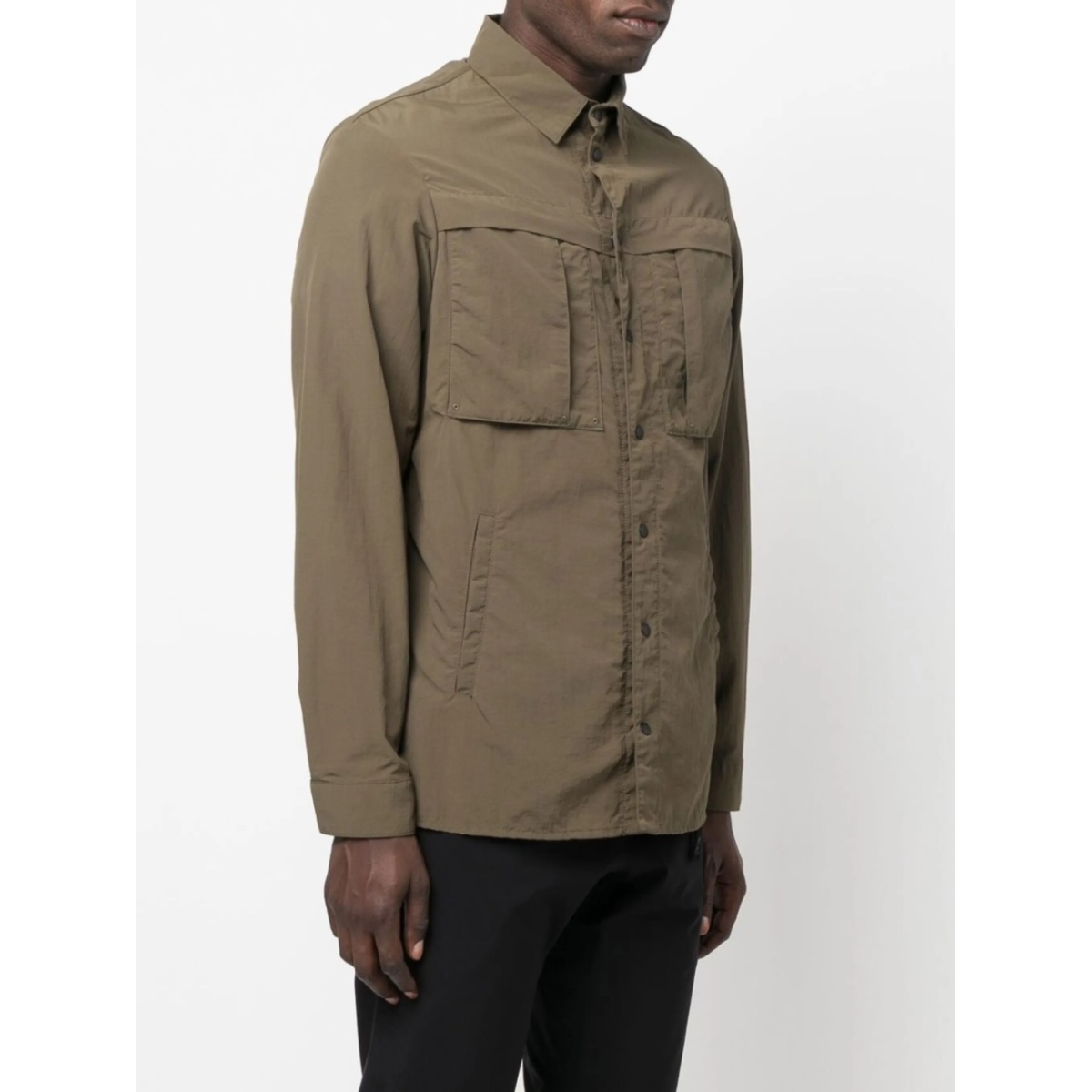 long-sleeve shirt jacket - Img 3