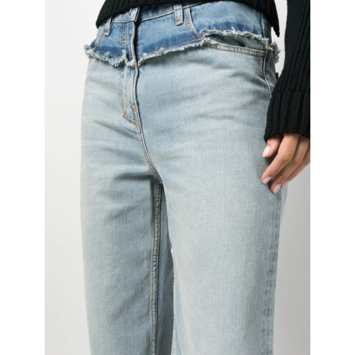 low-rise straight-leg jeans - Img 5