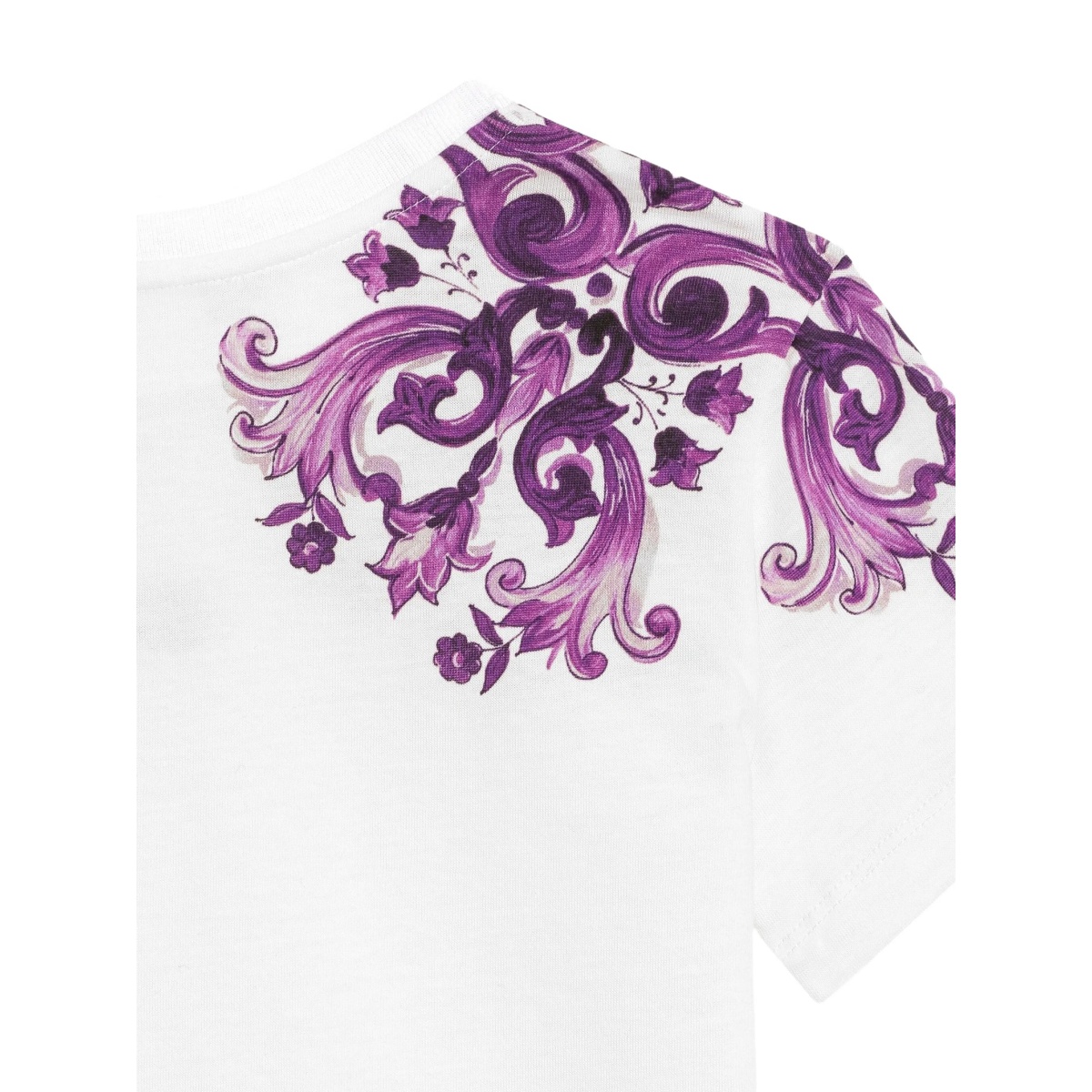 Majolica-print T-shirt - Img 4