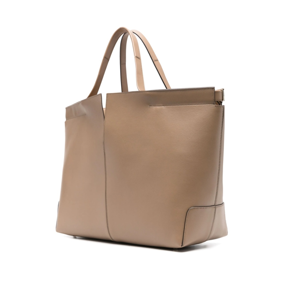 medium leather tote bag - Img 3