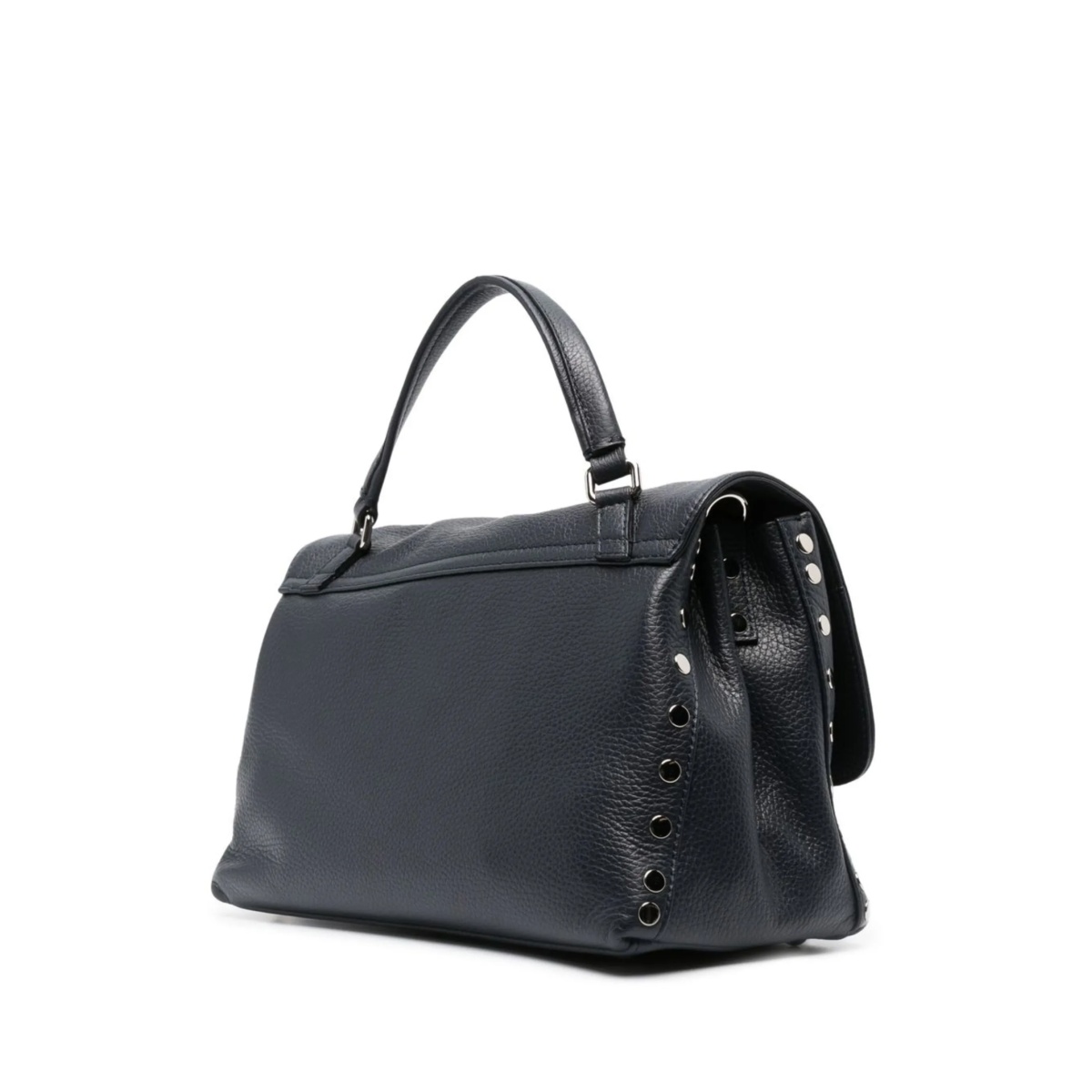 medium Postina pebbled-leather tote bag - Img 3