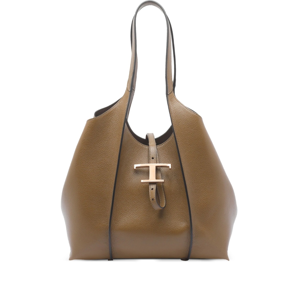 medium T-timeless calfskin leather tote bag