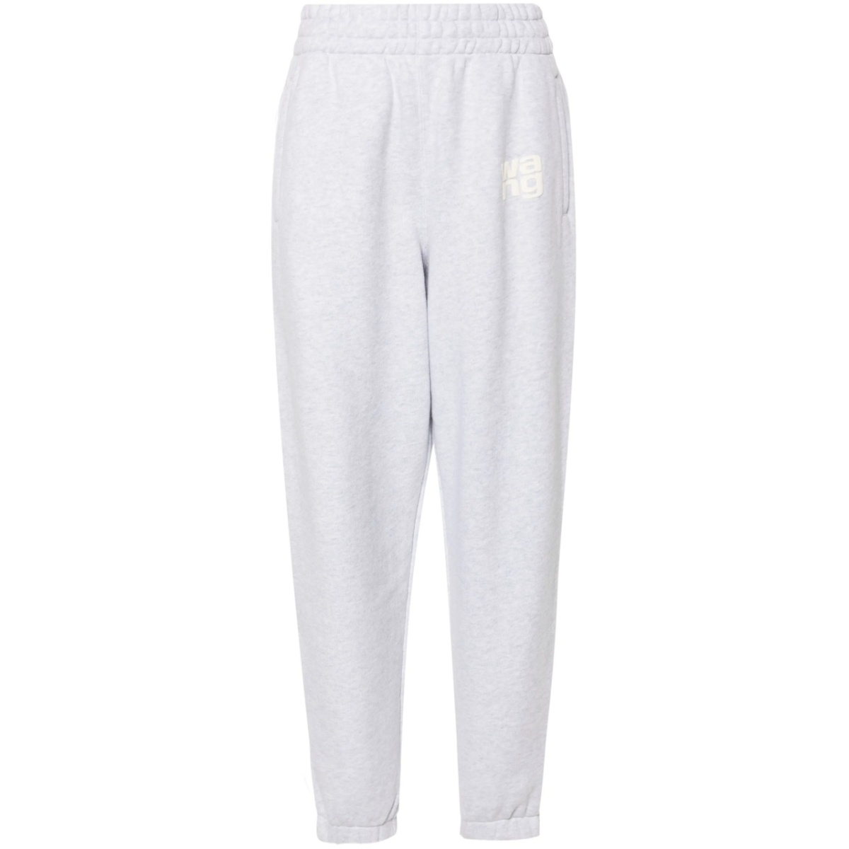 mélange-effect track pants