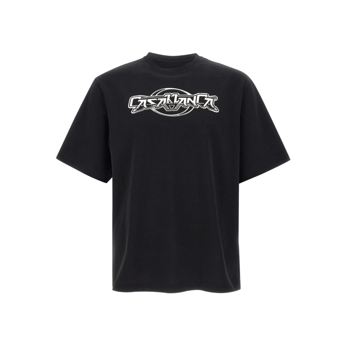 metallic logo T-shirt