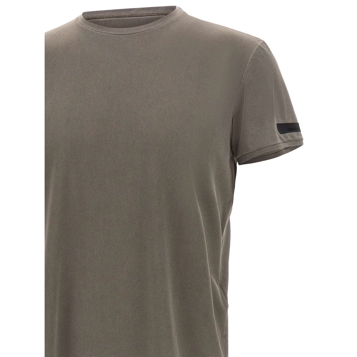 micro-piqué crew-neck T-shirt - Img 5