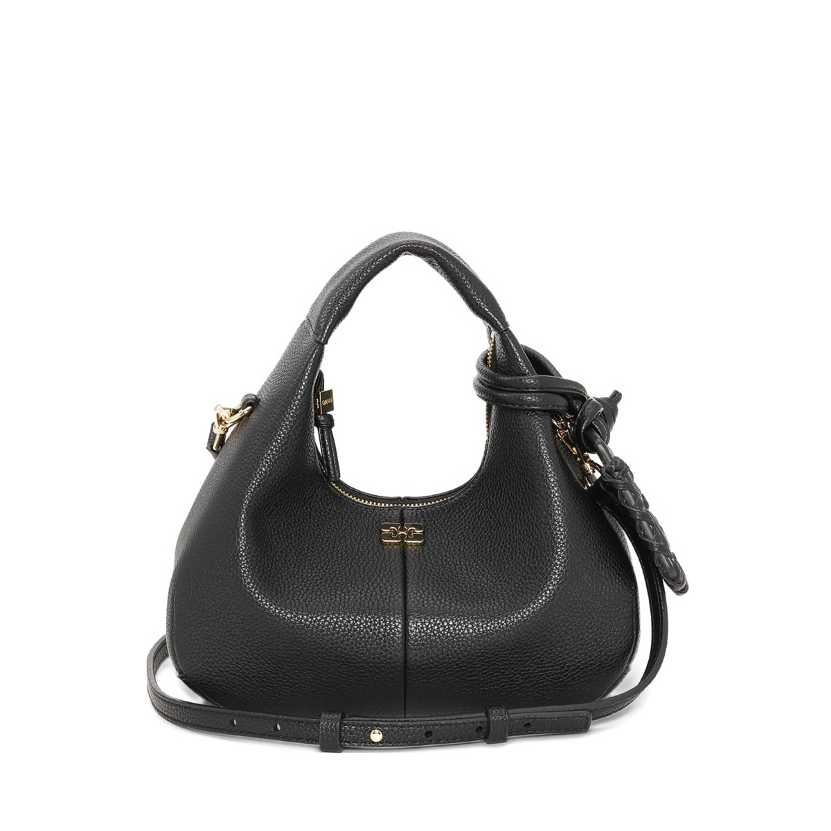 mini textured leather tote bag