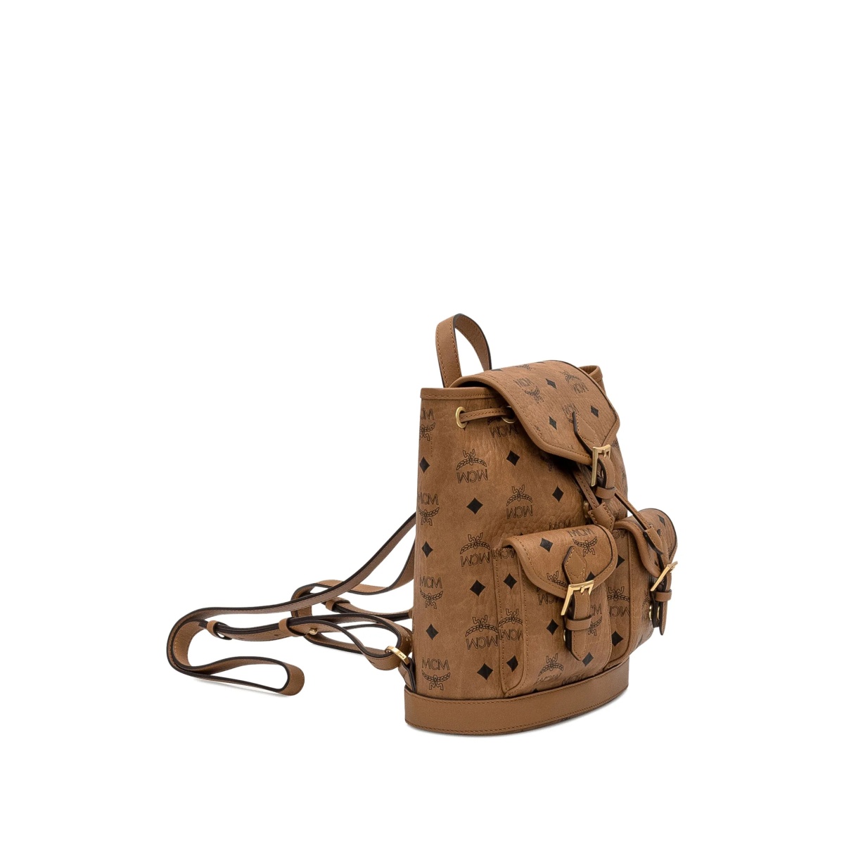 monogram buckle backpack