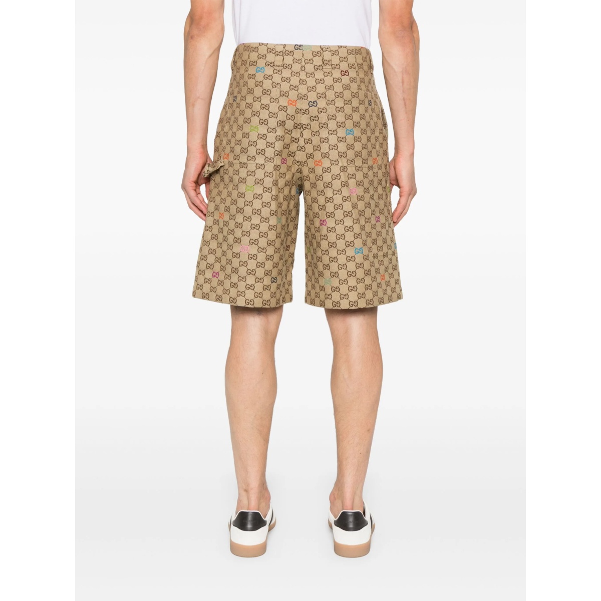 monogram logo shorts - Img 4