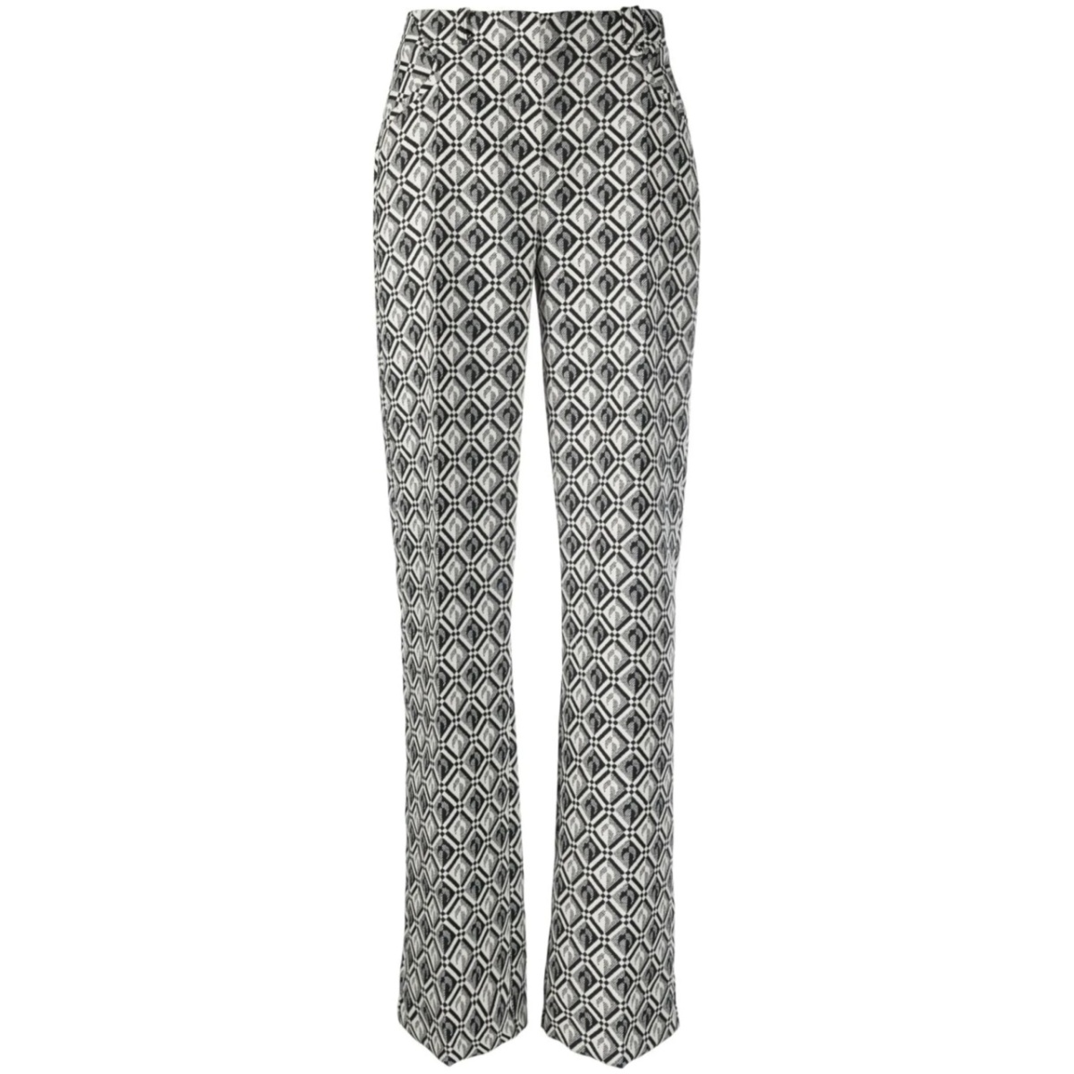 Moon Diamant-print tailored trousers